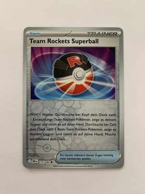 Team Rockets Superball 175/182 Reverse Holo Ewige Rivalen Boosterfrisch 