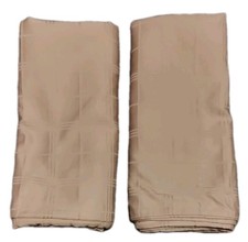  2 Damask By Charter Club Pillowcases King Beige 100 Pima Cotton Checkered