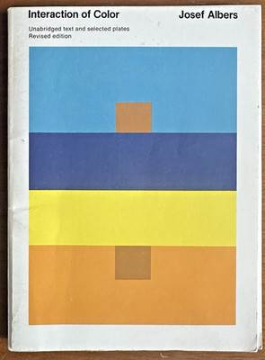 Interaction of Color by Josef Albers Revised Paperback Edition 1975
