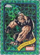 2025 Topps Chrome Marvel Comics Strong Guy #182 Hulk Green Lazer /99