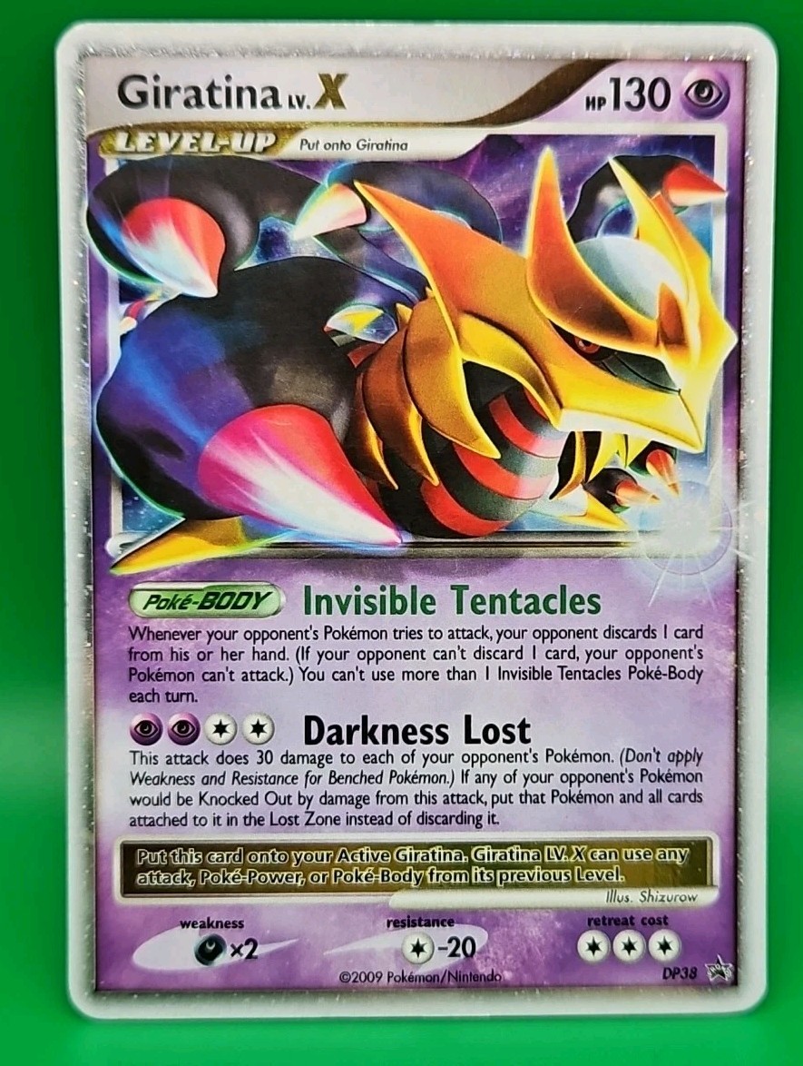 Giratina LV.X DP38 Holo Black Star Diamond And Pearl Promo English NM-