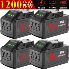 12AH 18v For Milwaukee For M18 18V Extended Capacity Battery/Charger 2704-20