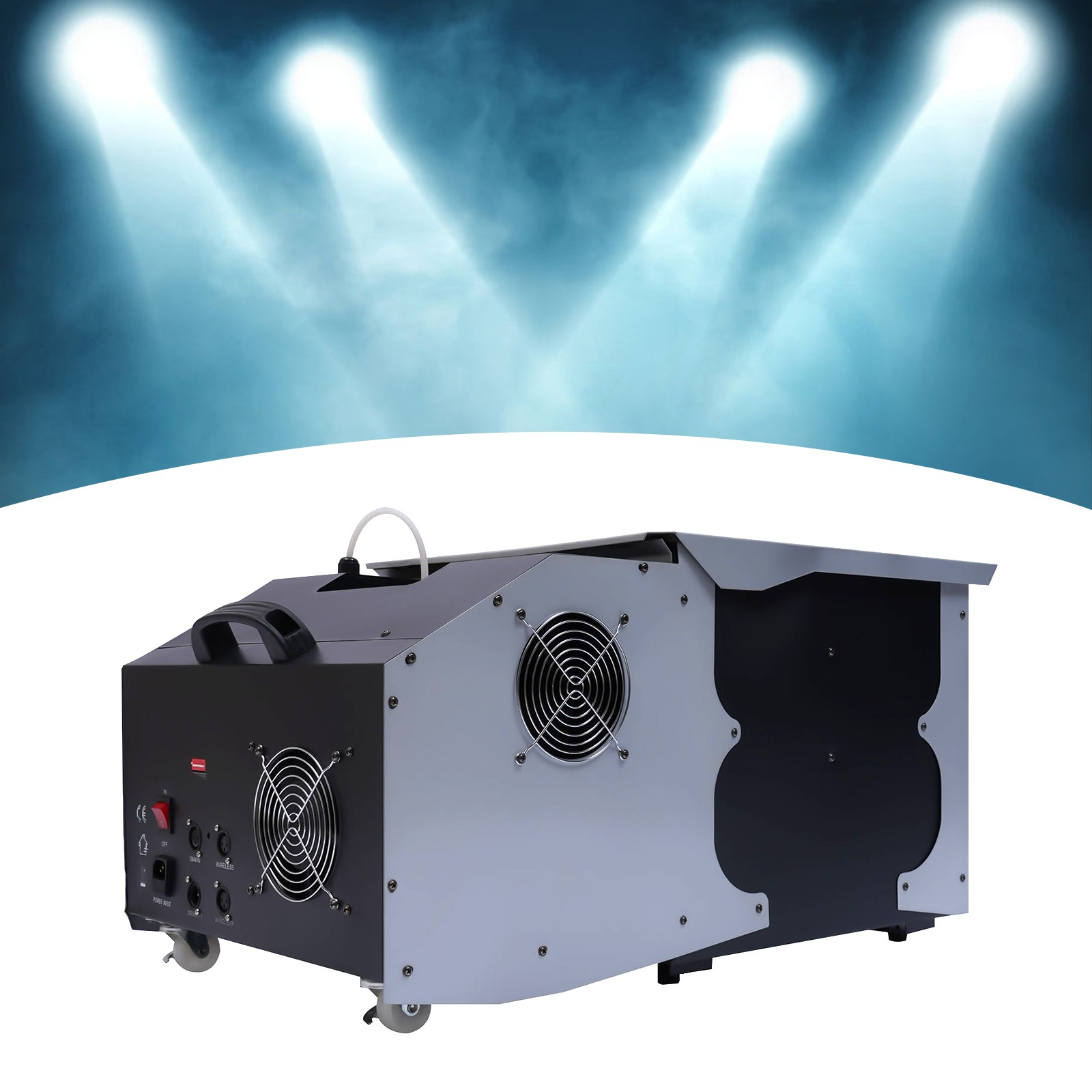 Low Lying Smoke Fog Machine DMX DJ Stage Effect Fogger w/ Remote 1500W NEW USA