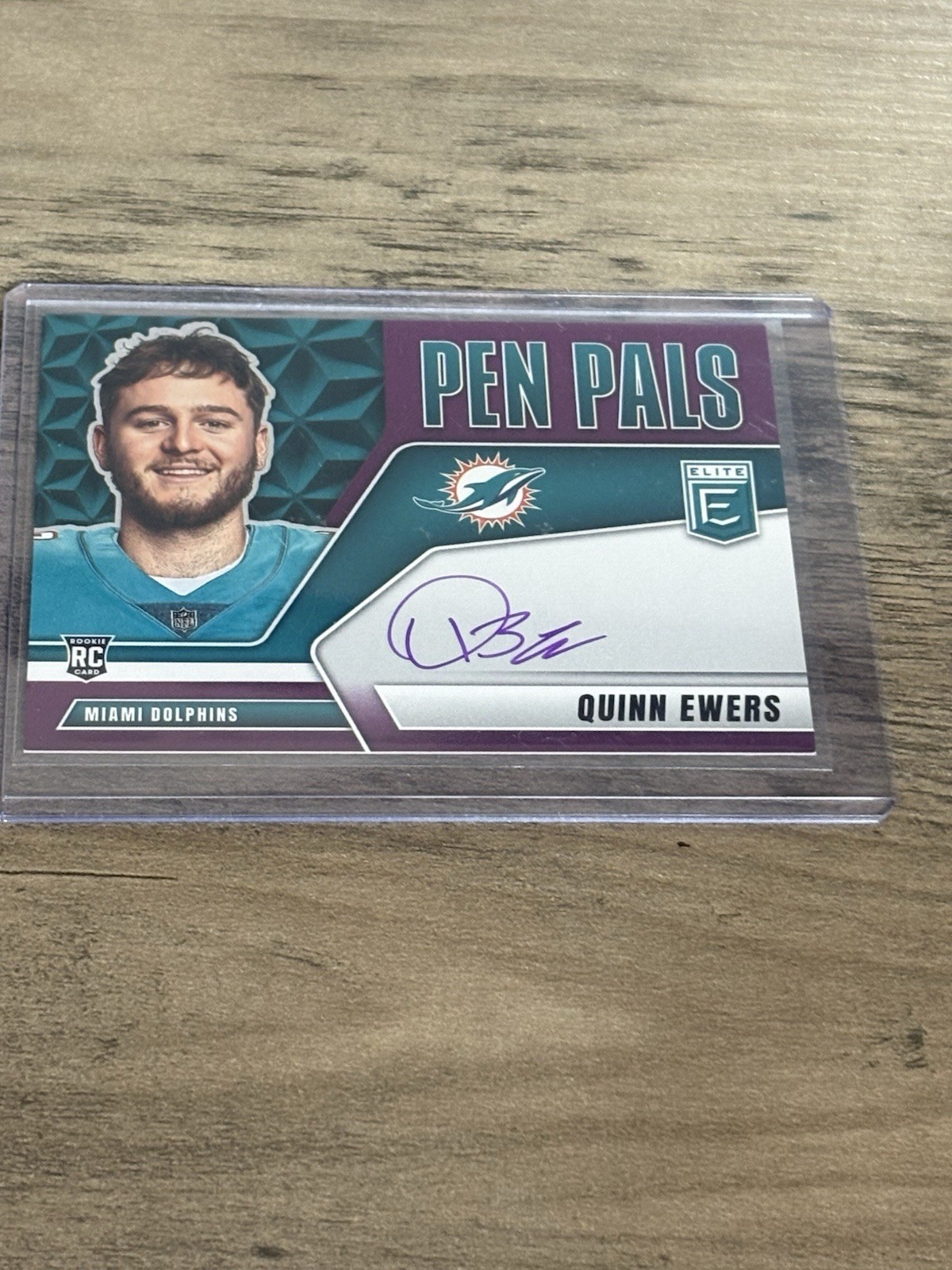 2025 Donruss Elite QUINN EWERS Rookie Pen Pals On Card Auto Purple Ink SSP