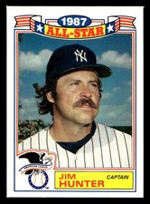 1988 Topps #11 Jim Hunter New York Yankees MINT NO RESERVE!