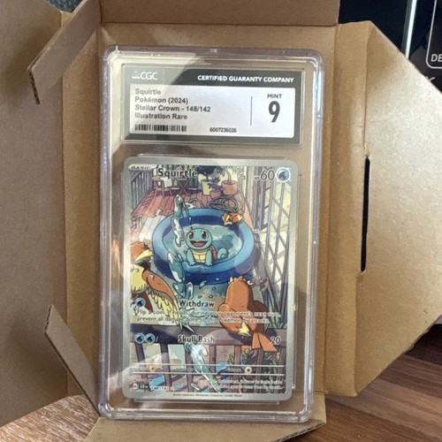 Squirtle graded CGC 9 for sale on eBay