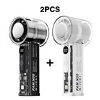 USB Rechargeable Portable Handheld Fan 3000mAh Turbo Cooling 100-Speed Mini Pers