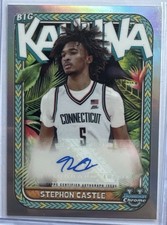 Stephon Castle 2023-24 Bowman University Chrome Big Kahuna Autograph #'d 148/150