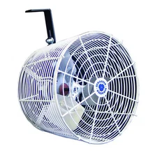 Standard Duty Industrial Fan, Wall Mount, 12 in Blade Dia, 115/230V, 1,470 cfm,