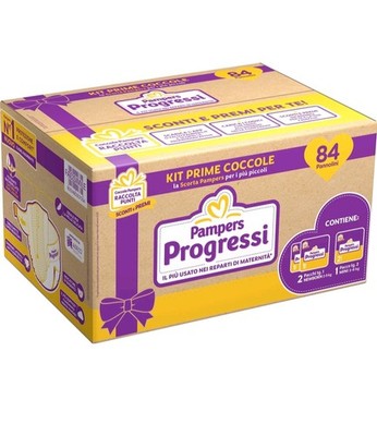 Pampers Progressi Newborn 56 Windeln Größe 1 2-5 Kg 2 x 28 Stück