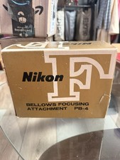 TESTED NIKON PB-4 Bellows With 3 Adapter Rings SWING TILT  shift