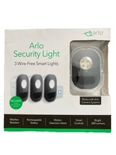 Arlo Security Light System with 3 Wire-Free S...