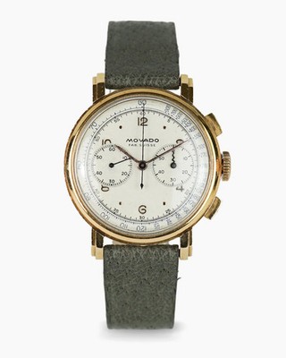 Movado ''Fab. Suisse'' Chronograph M90 in Gelbgold