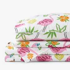 The Company Store Summer Prints Classic Cool Cotton Percale Bed Sheet Set