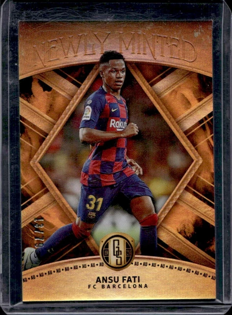 2019 Panini Gold Standard Ansu Fati Newly Minted AU #/79 Barcelona