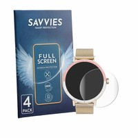 "4X Full-Screen Schutz Folie FüR Keeponfit Smartwatch 1.27\" 3D Edge Display"