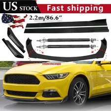 For FORD Mustang GT Front Bumper Lip Spoiler Splitter Car Body Rear
