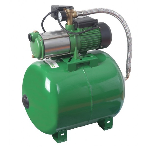 Surpresseur Ribiland 60l pour corriger le manque de pression d'eau de pluie