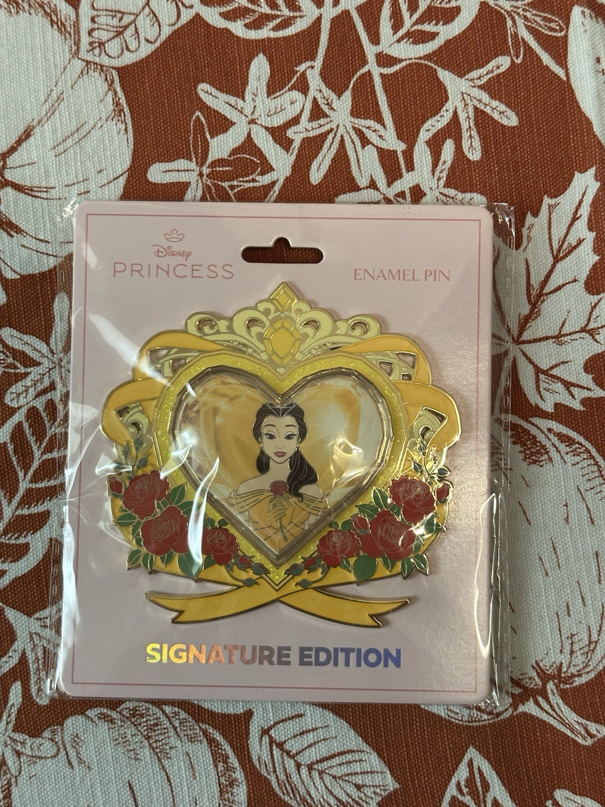 Pink A La Mode Disney Belle Jewel Gem Jumbo Signature Edition Pin Le 500