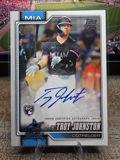 2026 Topps Series 1 Troy Johnston Autograph 