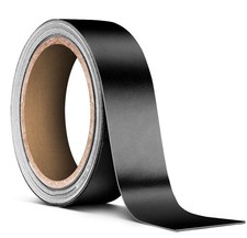 Black Matte Air-Release Adhesive Vinyl Tape Roll 1 Inch X 20ft