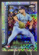 2025 Topps Chrome Update Mason Fluharty Rookie X-Fractor #USC161 Blue Jays RC