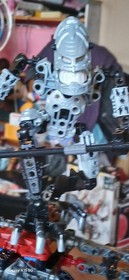 Lego 8764 Bionicle VEZON & FENRAKK With instructions & box. Has Flaws Pleas read