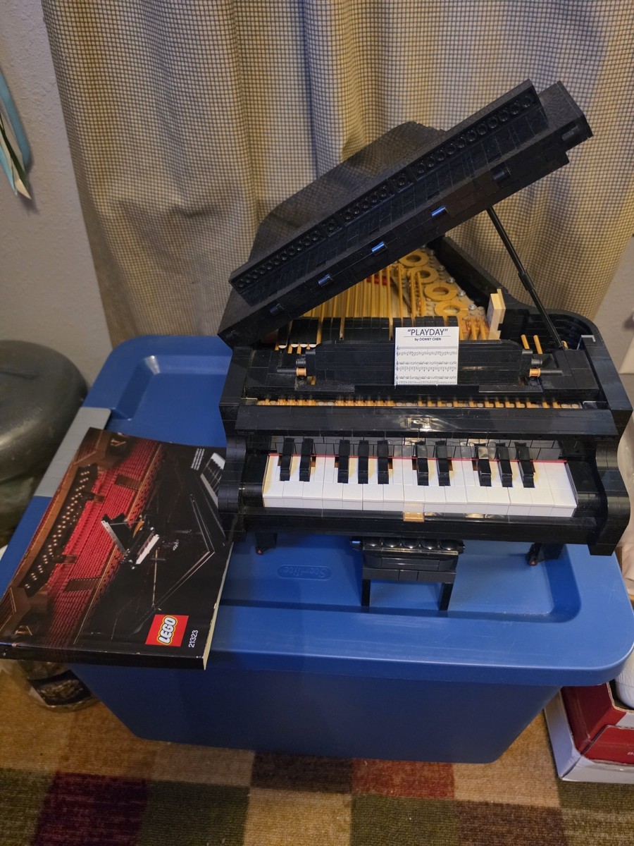 LEGO Ideas: Grand Piano (21323) 100% Complete With Manual No Box