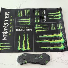 Monster Energy Drink Sticker Sheet Of 12 Stickers New Free Lanyard Monster Energy Drink Sticker Sheet Of 12 Stickers New Free Lanyard