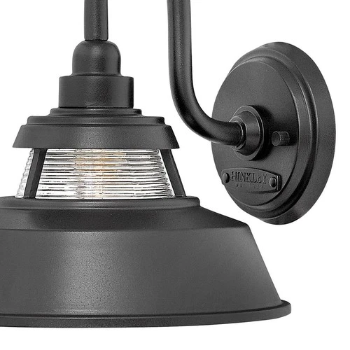 Hinkley Troyer 10" High Black Outdoor Wall Light - Picture 4 of 10
