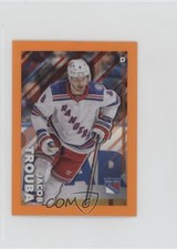 2022 Topps Chrome NHL Sticker Collection Orange Refractor /25 Jacob Trouba ka7