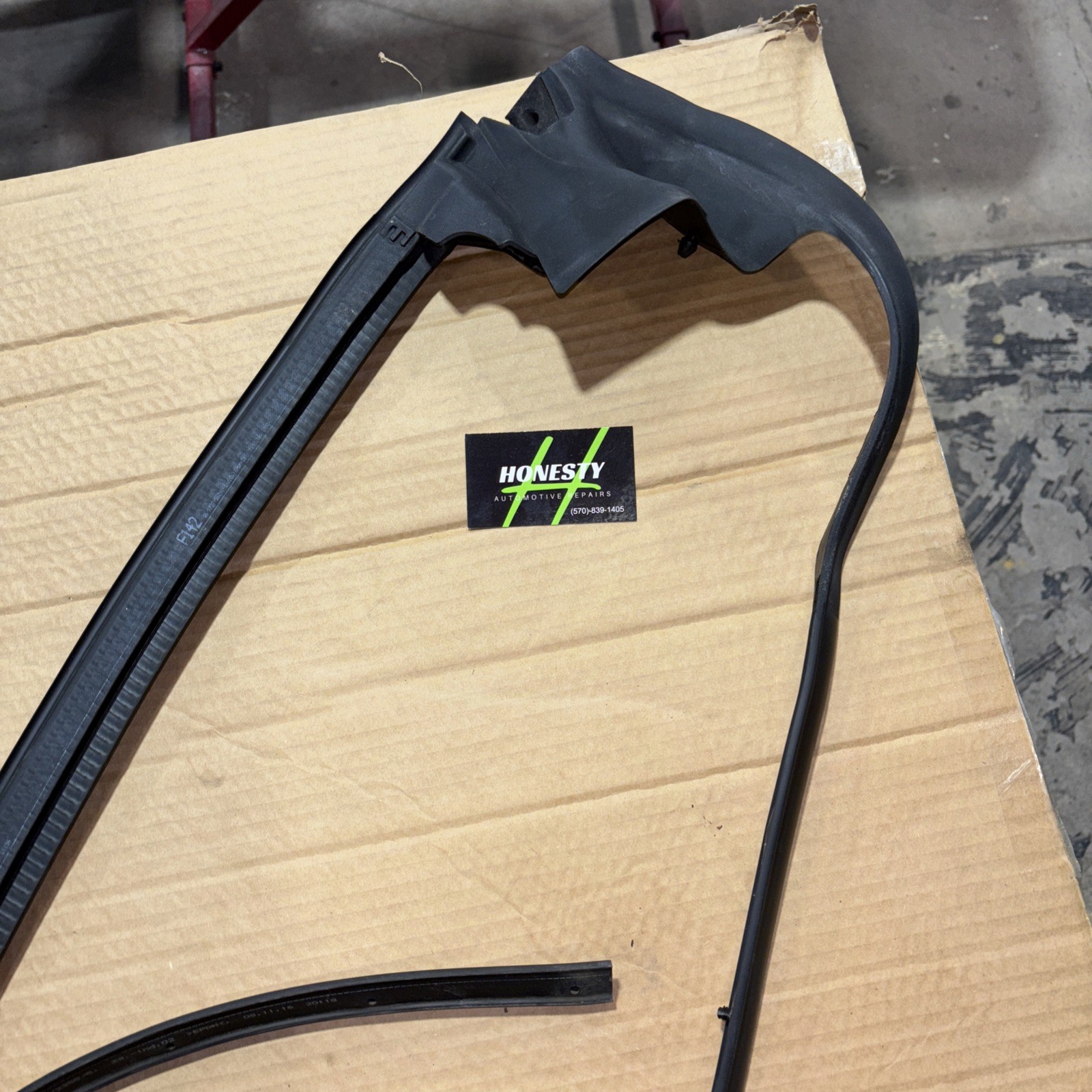 Ferrari 488 GTB Door Seal – Right  (Passenger Side) OEM Used