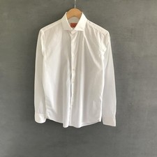 Men's Grigio shirt white cotton 38/M/46