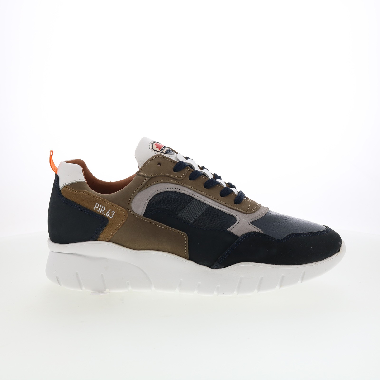 Pajar Cam PDPAS00027.01 Mens Blue Leather Lace Up Lifestyle Sneakers Shoes