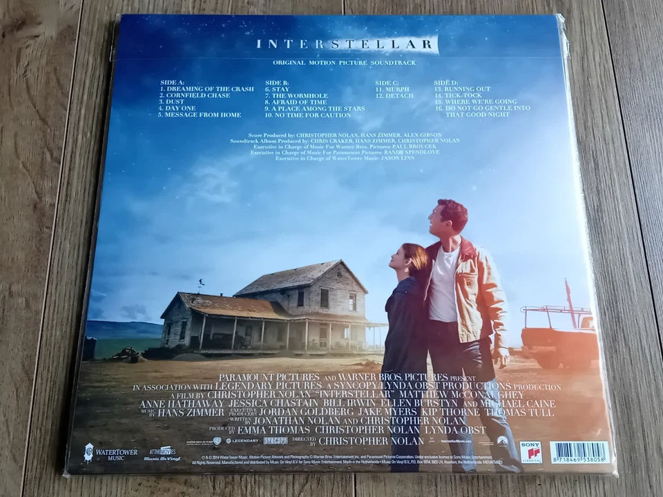 HANS ZIMMER - INTERSTELLAR 180g 2LP 2015 BOOKLET GATEFOLD SLEEVE NEW SEALED - Image 2 of 2