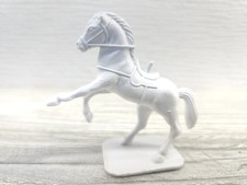 1981 Lone Ranger Fleetwood Toys 2" White Plastic Toy Horse Vintage Hong Kong