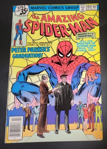 Amazing Spider-Man (1963) #185 Peter Parker's Graduation Andru/Esposito Art VF+