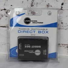 Live Wire Solutions Passive Switchable Direct Box SPD1 New Old Stock