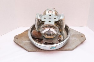 Dietz 7-11 Rotating Beacon 12 Volt Vehicle Mounted Light Wood base