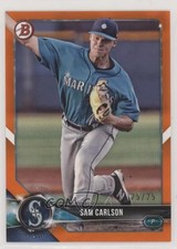 2018 Bowman Draft Orange 25/25 Sam Carlson #BD-175 2a9