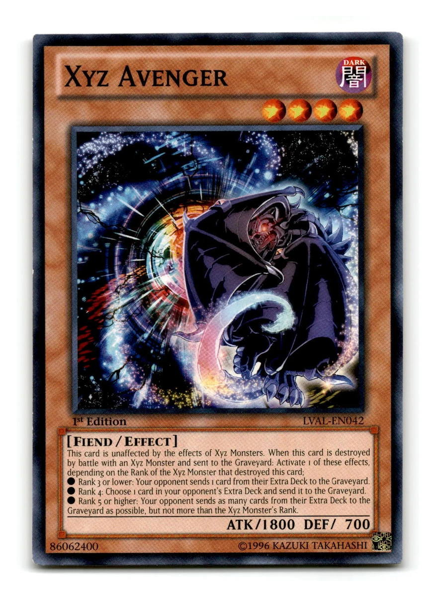 Xyz Avenger LVAL-EN042 Legacy of the Valiant for sale | eBay