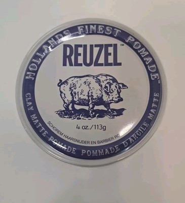 Reuzel Holland Clay Matte Pomade- 4 oz-EXTREME HOLD  New Sealed