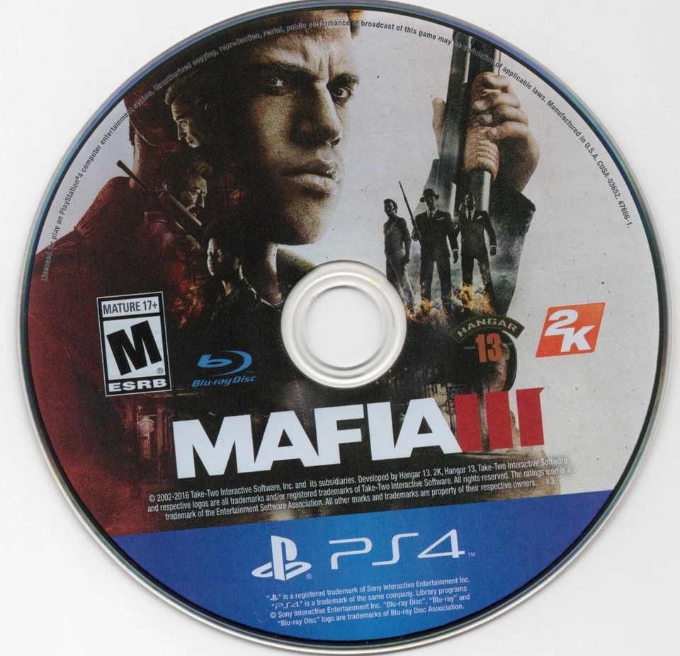 Mafia III (3) PlayStation 4 Edition - 2016 Classic Gaming Trilogy - Image 3 of 3