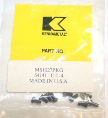 Package of 10 New Kennametal Insert Screws MS1027PKG
