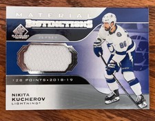 2020-21 SP Game Used Distinctions Materials #DM-NK Nikita Kucherov Jersey