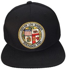 City of Los Angeles Founded 1781 Full Color Seal Black Snapback