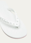 100% AUTH NEW MEN CHRISTIAN LOUBOUTIN LOUBI SPIKE FLIP FLOP SANDALS EU 43/US 10 — photo 2