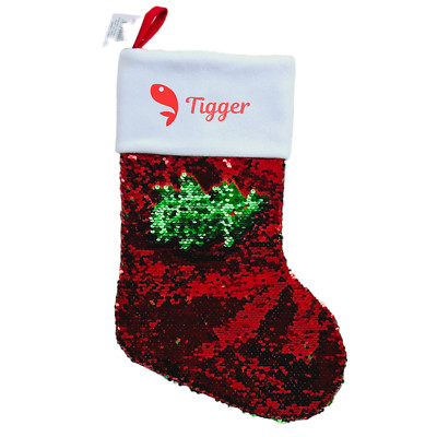 Personalisierter Weihnachtsstrumpf Hund Katze Haustier Filz oder Luxus Pailletten Weihnachtssack Geschenk