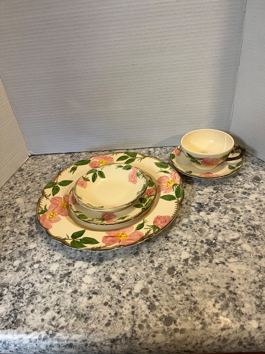 Franciscan Ware Desert Rose vintage piece place setting made in USA