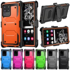 For Samsung S20 /S20 FE/S20 Ultra Phone Case Hybrid Shockproof Belt Clip Cover